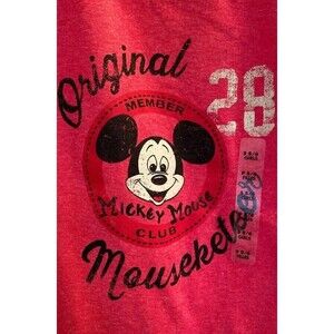Mickey Mouse Mouseketeer (Girl's) Character T/Shirt Size 5-6, NWT